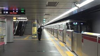 【最終電車】大江戸線 汐留行き 発車風景