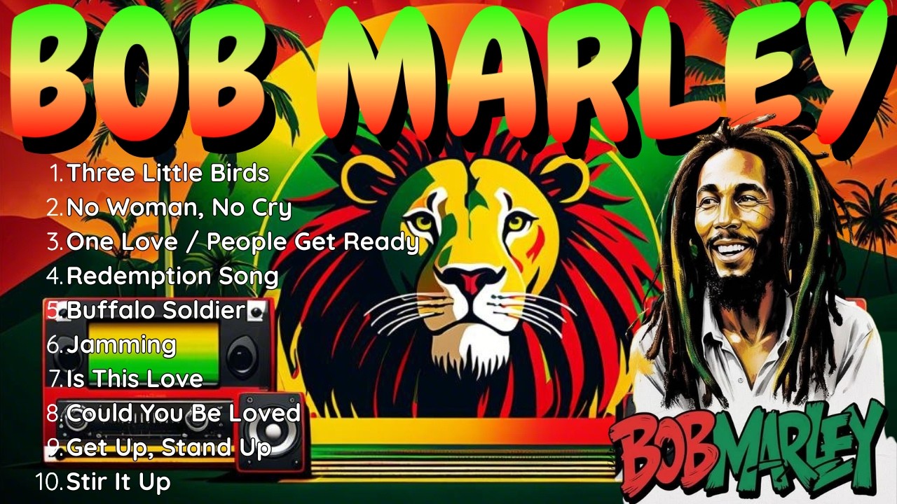 Bob Marley Greatest Hits 🌴 | Top 10 Reggae Songs of All Time | Best of Reggae Music 2025 | Reggae