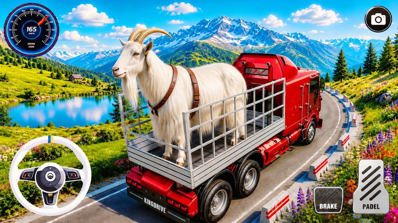 Loading Animal Animal Transport Truck Driving 3d | Animal Transport And Loading Truck ...