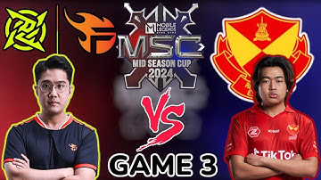 NIP FLASH VS SELANGOR RED GIANTS | GAME 3 PLAYOFF KNOCKOUT STAGE | MSC 2024 X EWC | FILIPINO