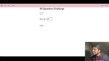 50 Arithmetic Questions in 48.62 seconds!