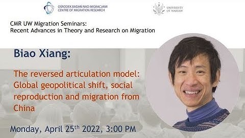 The reversed articulation model - prof  Biao Xiang