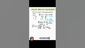 SAT math problem #satmath#sat #satmathtestprep