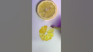Is this FAKE? | realistic lemon drawing