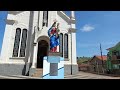 Imagem de Nossa Senhora da Conceição, em frente a igreja de Consolação