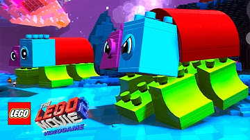 The LEGO Movie 2 Videogame Gameplay Walkthrough Part 3 - Syspocalypstar and Asteroid Field