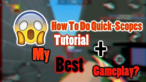 How To Do Quick-Scopes | Tutorial + Best/Op R700 Gameplay | Block Strike
