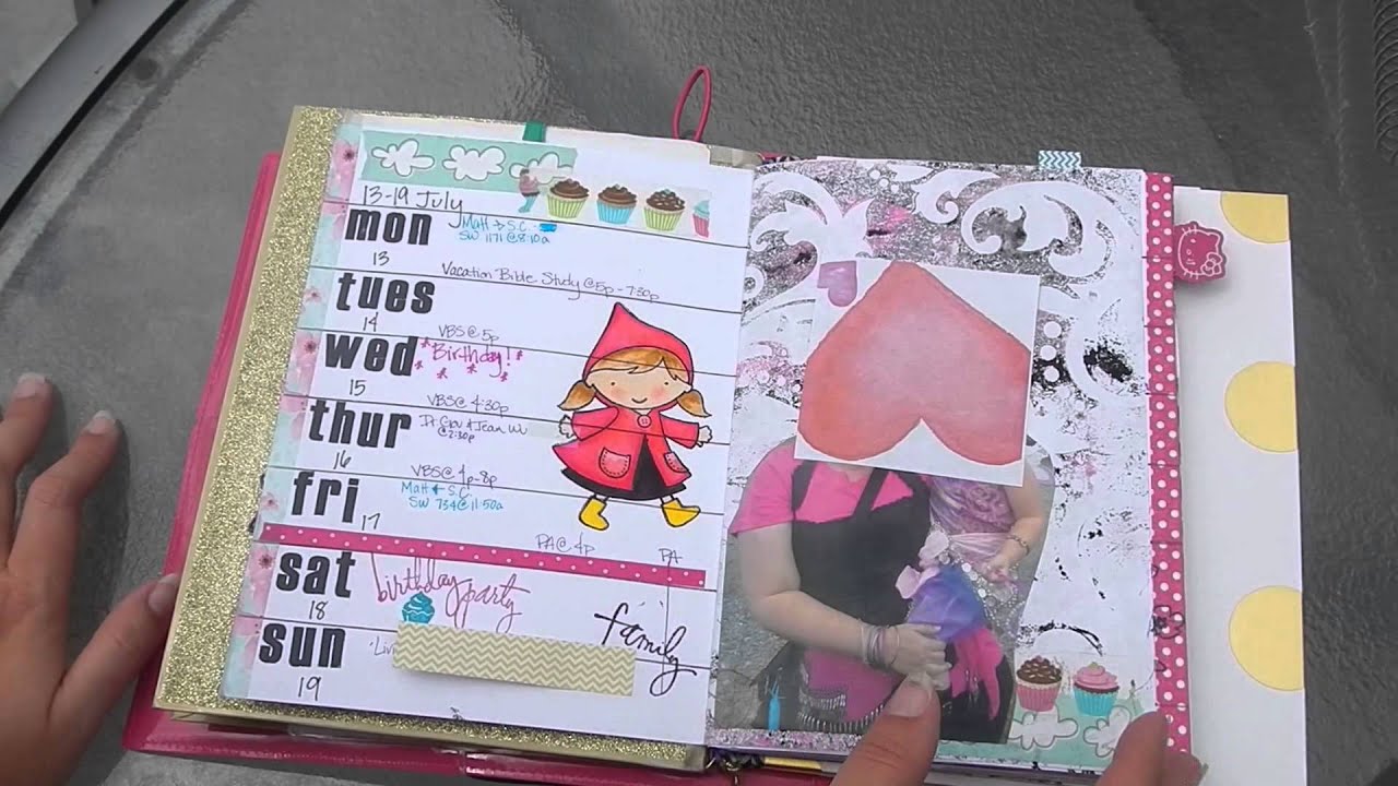 August 2015 Planner Set-up: Patent Pink A5 Filofax De-Ringed