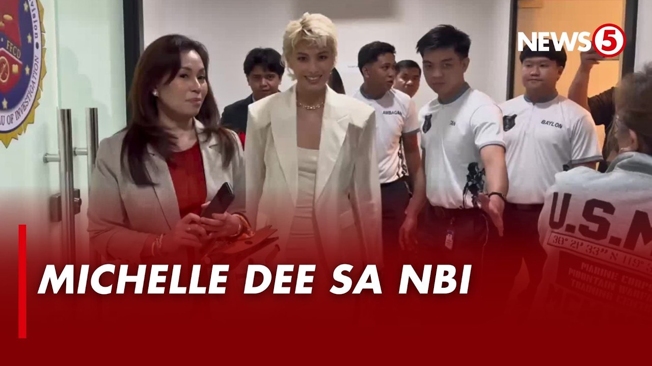 Michelle Dee, pumunta sa Homicide Division ng NBI