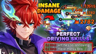 CHINA SUN CE MANGA CROSSOVER SKIN PERFECT DRIVING SKILLS & INSANE DAMAGE IN CLASH! | HONOR OF KINGS