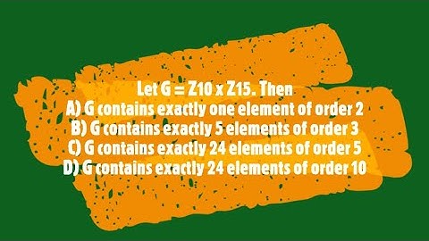 Algebra - Z10 x Z15 Group Q & A | TRB | CSIR NET/SET Maths | Tamil | Prof. Suresh
