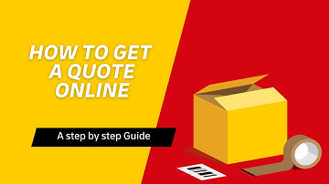 How to obtain a quote on MYDHL+