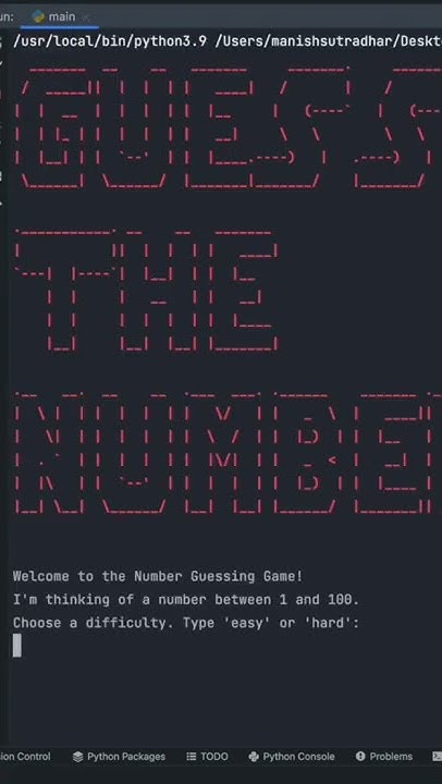 Guess the number game using python #shorts #python - YouTube
