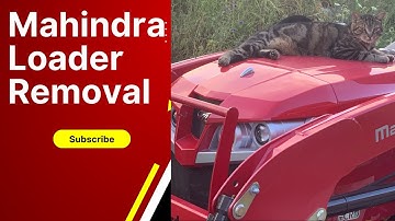How To Remove The Loader On A Mahindra Max XLT Tractor
