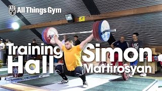 Simon Martirosyan Training Hall 2015 European Championships Simon Martirosyan Training Hall 2015 European Championships