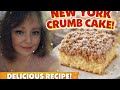 Bakery-Style New York Crumb Cake &amp; Coffee | Cozy Kitchen Baking. Recipe is in the description.