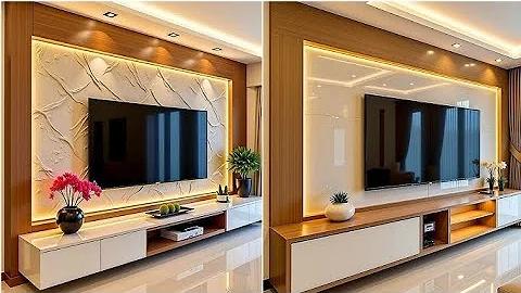 Best 100 Modern TV Cabinet Decorating Ideas 2025 Living Room TV Wall Units & Home Interior Design