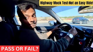 Challenging Highway Mock Test: Lane Changes, Speed Control, and Merging Tips'#pass #challenge