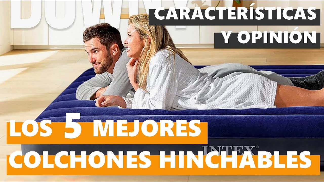 Descubre la comodidad de los colchones hinchables para camping intex