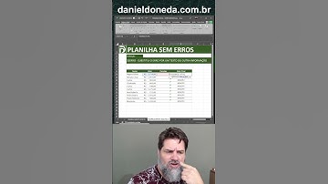 Use SEERRO no Excel e Dê Fim aos Erros Feios na Planilha!  #excel #microsoft #danieldoneda