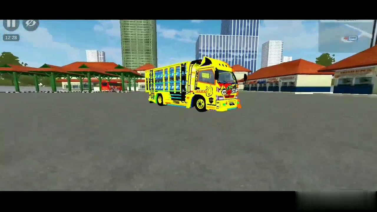 Ayo download mod  bussid mobil truk  anti  gosip  muatan galon 