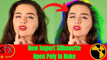 Import SILHOUETTE Open Poly In NUKE | Full Explain | Class 15 Hindi