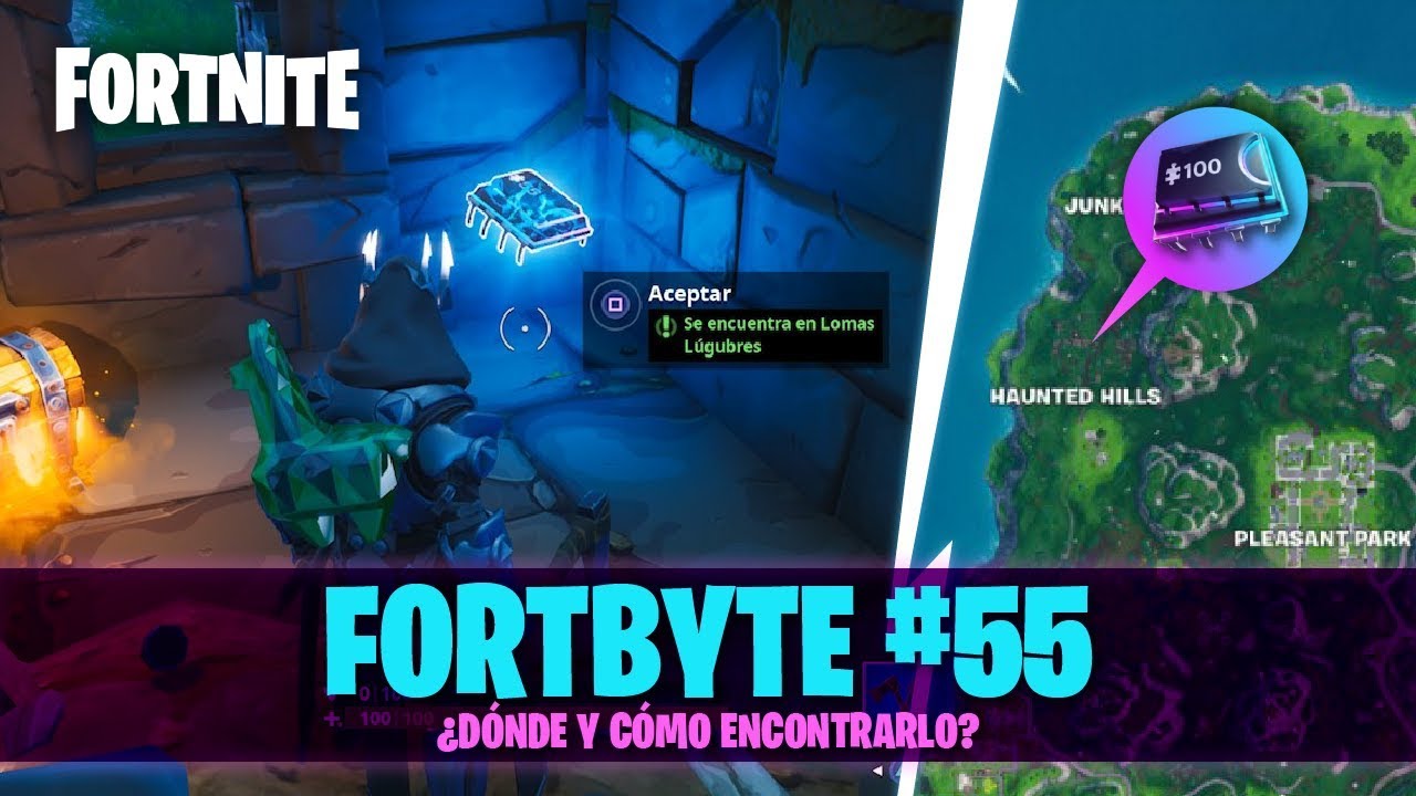 FORTBYTE 55 - Se encuentra en Lomas Lúgubres | Guía de TODOS los FORTBYTES | FORTNITE