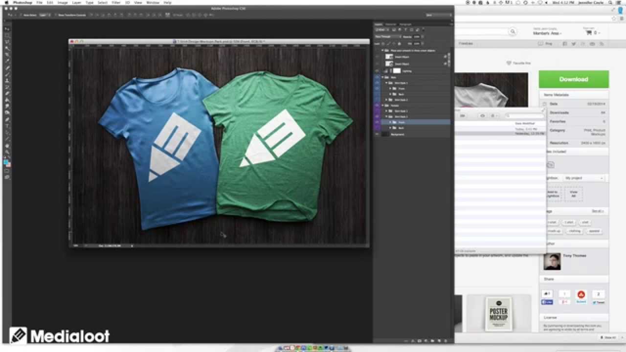 Download T-Shirt Design Mockup Pack demo and tutorial - YouTube