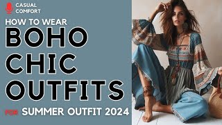 Boho Chic: 10 Stylish Summer Outfit Ideas / Bohemian Fashion Inspiration