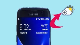 How To Know  The Foreign Country Time & Weather Samsung Galaxy Weather & Clock Widget Android screenshot 4