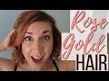 ROSE GOLD HAIR! | Rose Gold Hair DIY with Overtone Conditioner