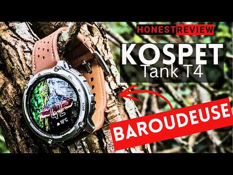 Smartwatch Kospet Tank T4 : 3 mois en outdoor et bushcraft, avis honnête avant d'acheter.