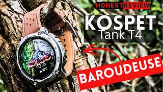 Smartwatch Kospet Tank T4 : 3 mois en outdoor et bushcraft, avis honnête avant d'acheter.
