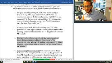 Lessons in Logic 16: Existential Import
