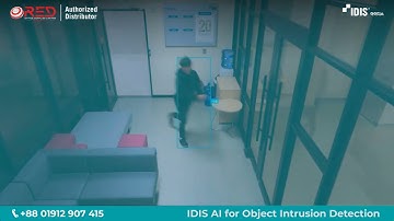 Object Intrusion detection through IDIS Ai