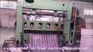 Heavy type hexagonal mesh expanded machine