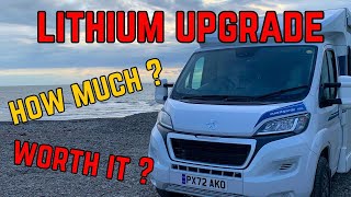 Motorhome lithium upgrade was this value for money to keep us off grid in the winter?