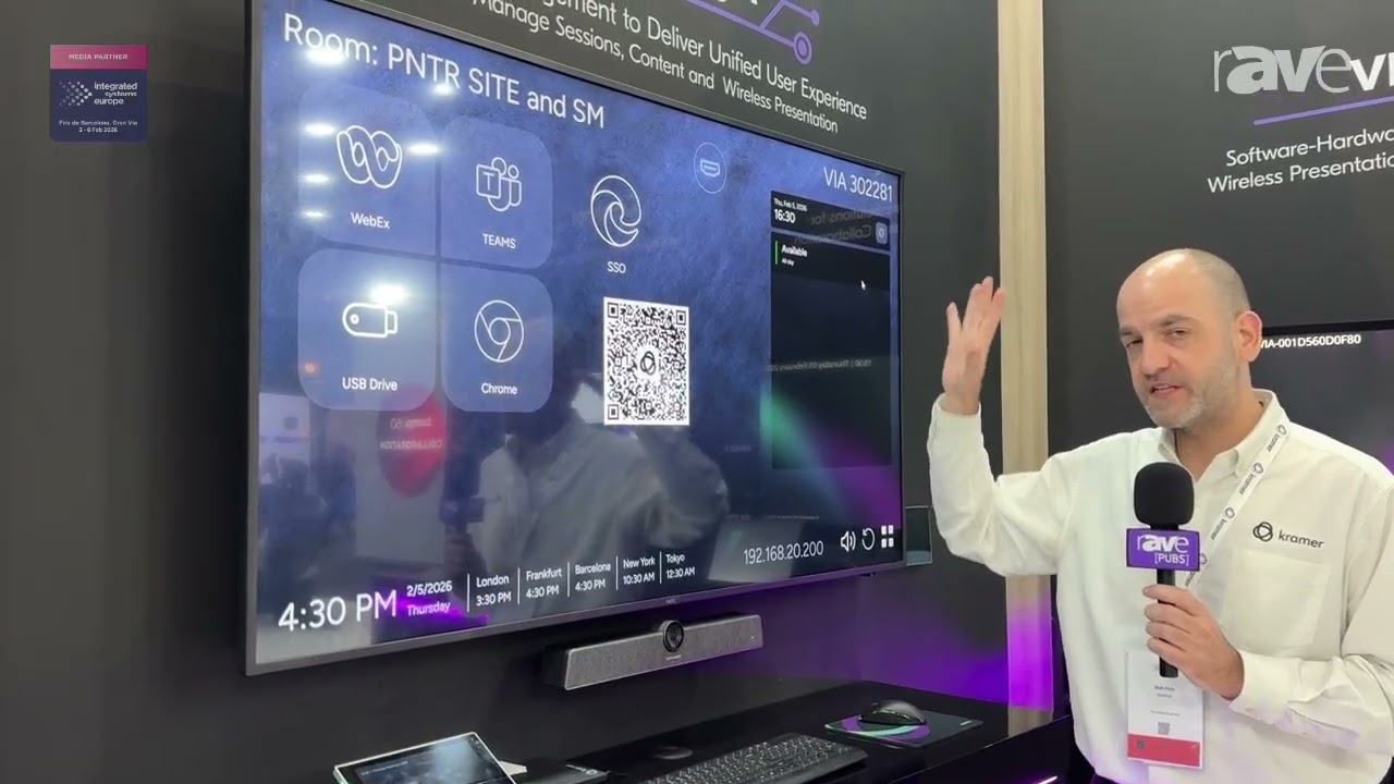 ISE 2026: Kramer AV Showcases Session Manager Platform