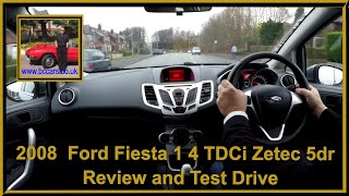 2008  Ford Fiesta 1 4 TDCi Zetec 5dr | Review and Test Drive