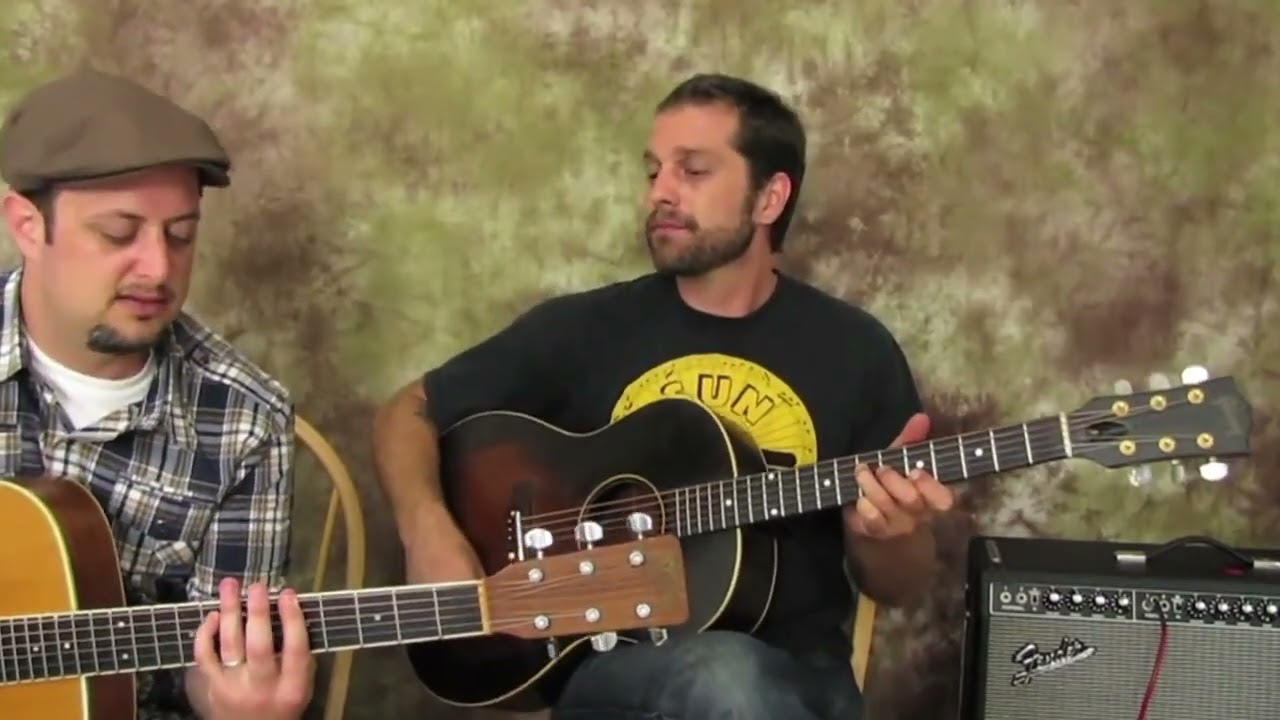 Simple Acoustic Blues Guitar lesson (Key of D Licks) - YouTube