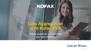 [Kofax RPA] Data Aggregation v2