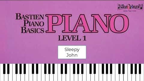 Bastien Piano Basics - Level 1 - Sleepy John Pag.7