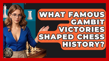 What Famous Gambit Victories Shaped Chess History? - The Chess Codex