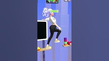 ASMR Tippy Toe Try Again |tippy toe3D  level 201 #Xshorts #tippytoe #satisfying#asmr