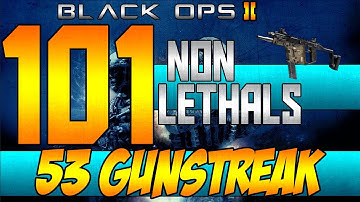 Black ops 2: Vector 101 Kills Non Lethal on Overflow | 53 Gunstreak! | 12K Score!