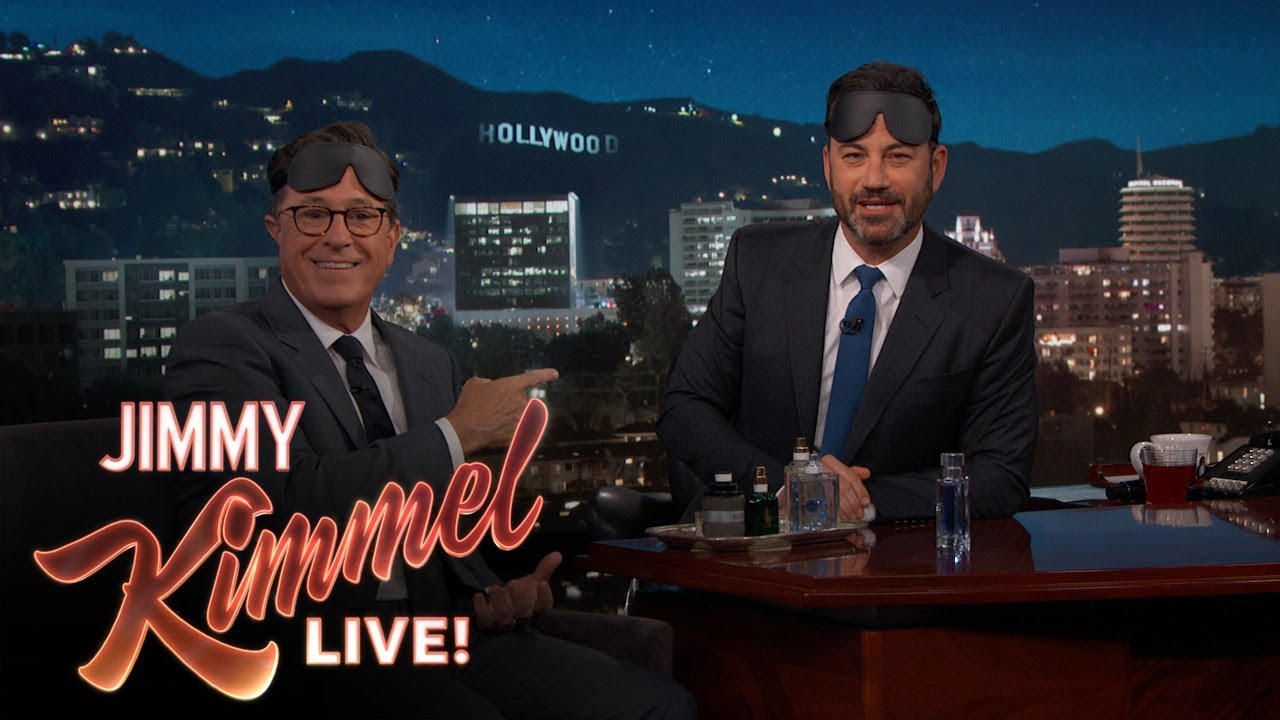 Kimmel & Colbert Attempt to Identify Their Heavily-Cologned Agent By ...