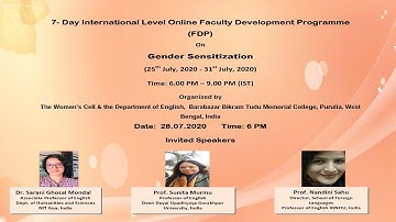 Day 4 of 7- Day International Level Online Faculty Development Programme (FDP)