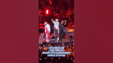 WuTang Clan Tribute To ODB @HipHop 50TH Anniversary @Yankee Stadium #hiphop #concert #livemusic #rap