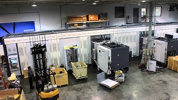 Okuma PALLETACE Modular Pallet System Install Time Lapse Video