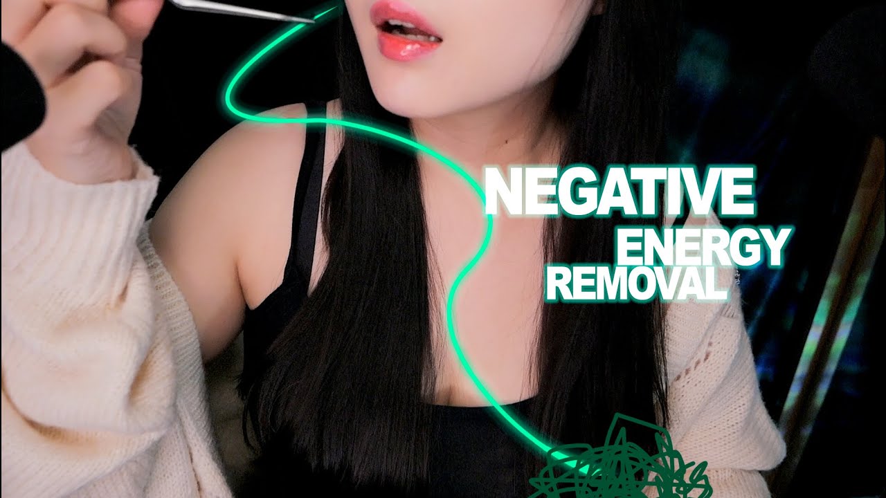 ASMR eating negative energy /Hand Movement /Visual trigger/mouth sounds